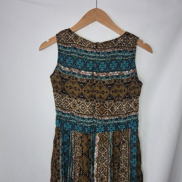 Earthbound Trading Company- Women's Multicolor Dress- size Small - Picture 2 of 7